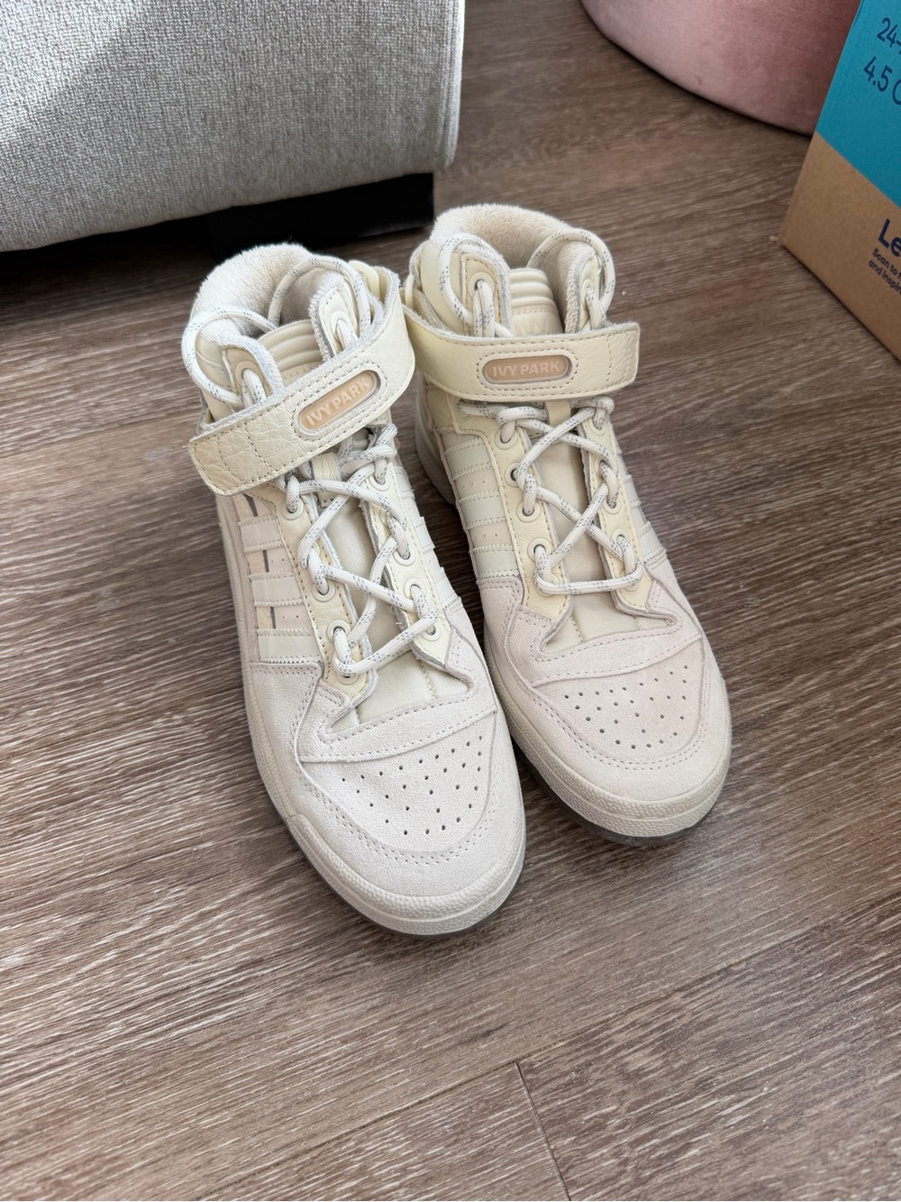 Adidas x Ivy Park Forum Mid Sneakers